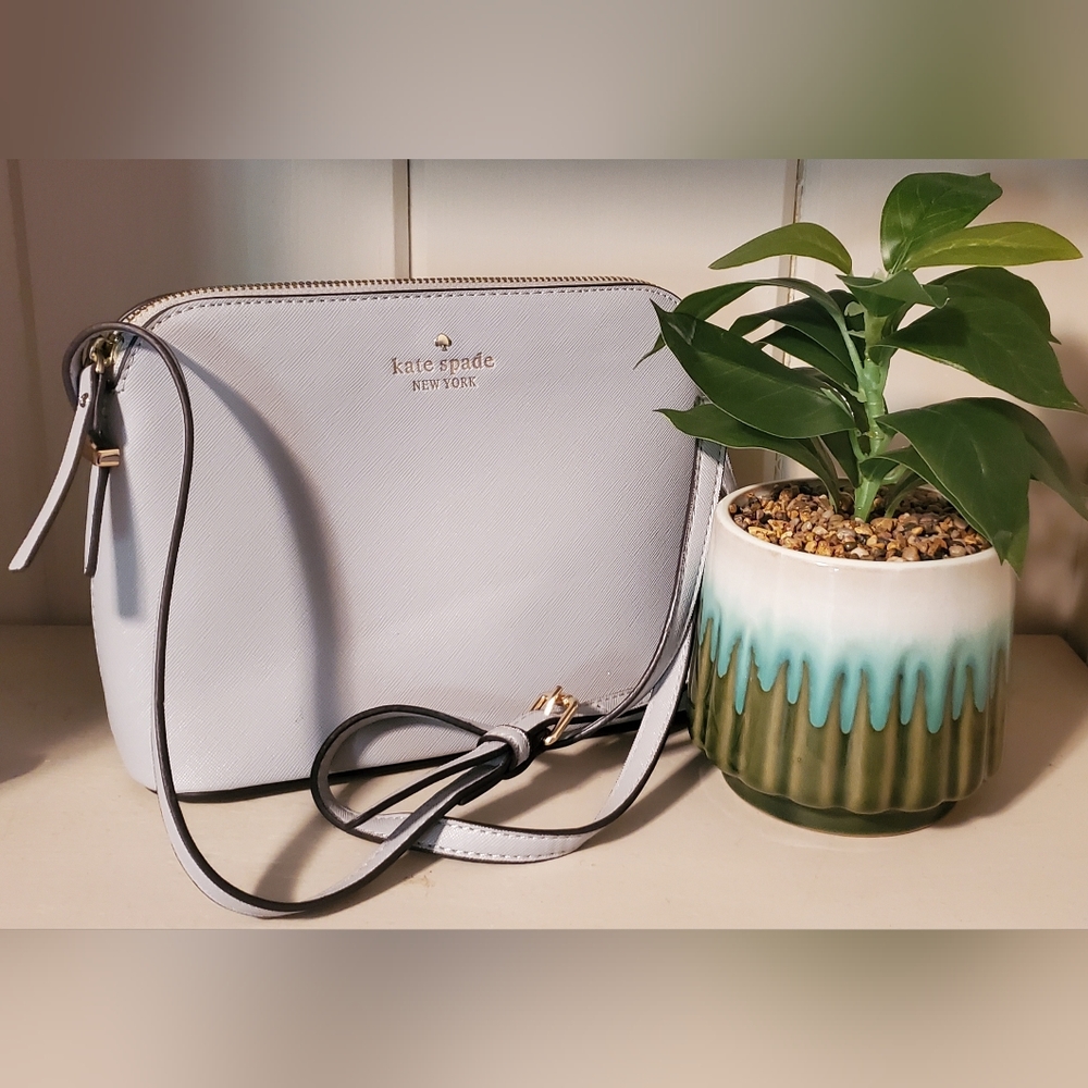 Kate Spade Soft Greyish Crossbody Purse - NWOT
